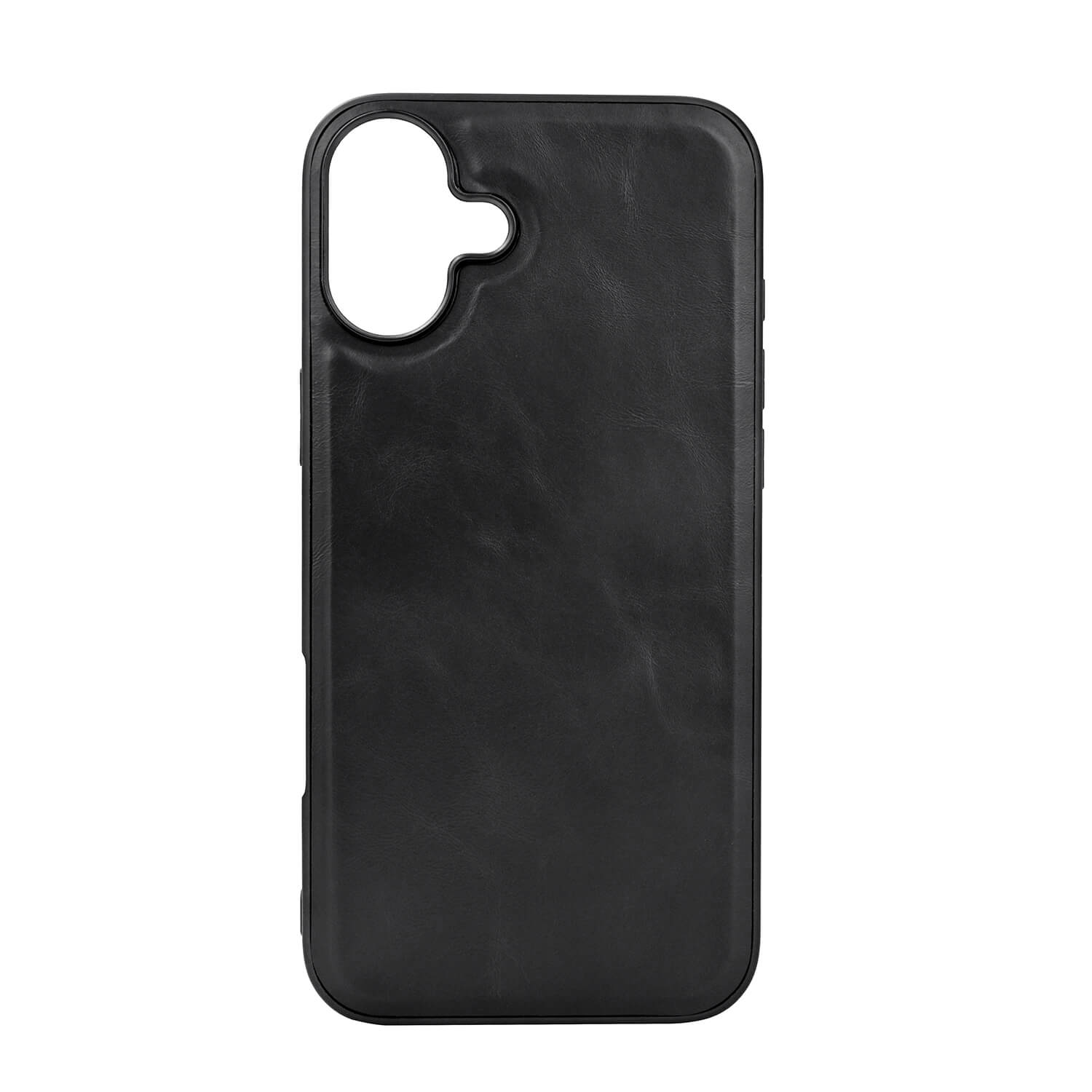 buffalo-buffalo-back-cover-leather-magseries iPhone 16 Plus Black